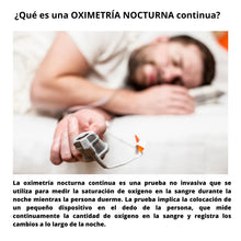 Cargar imagen en el visor de la galería, EXAMEN DEL SUEÑO: Oximetría Nocturna Continua