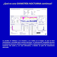 Cargar imagen en el visor de la galería, EXAMEN DEL SUEÑO: Oximetría Nocturna Continua