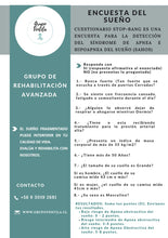 Cargar imagen en el visor de la galería, Encuesta del sueño ONLINE Gratuita* - Cuidado de la salud