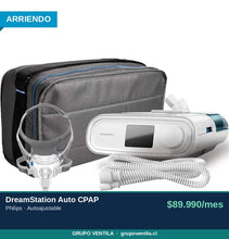 Cargar imagen en el visor de la galería, Arriendo DreamStation Auto CPAP Philips – Presión Autoajustable
