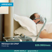 Cargar imagen en el visor de la galería, Arriendo CPAP RESmart GII – Presión Fija
